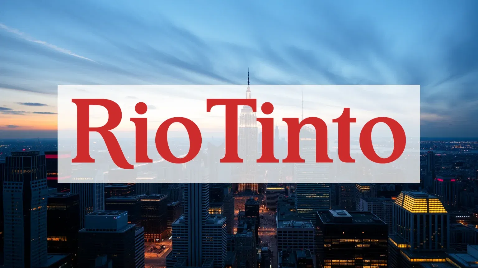 Rio Tinto Aktie